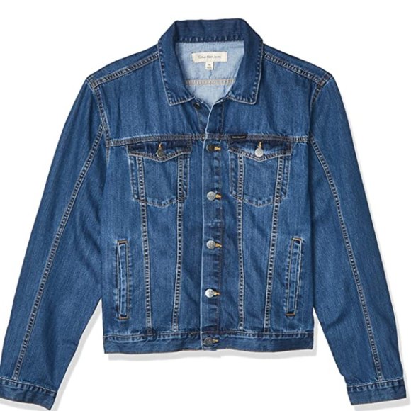 Handsome men's denim jacket